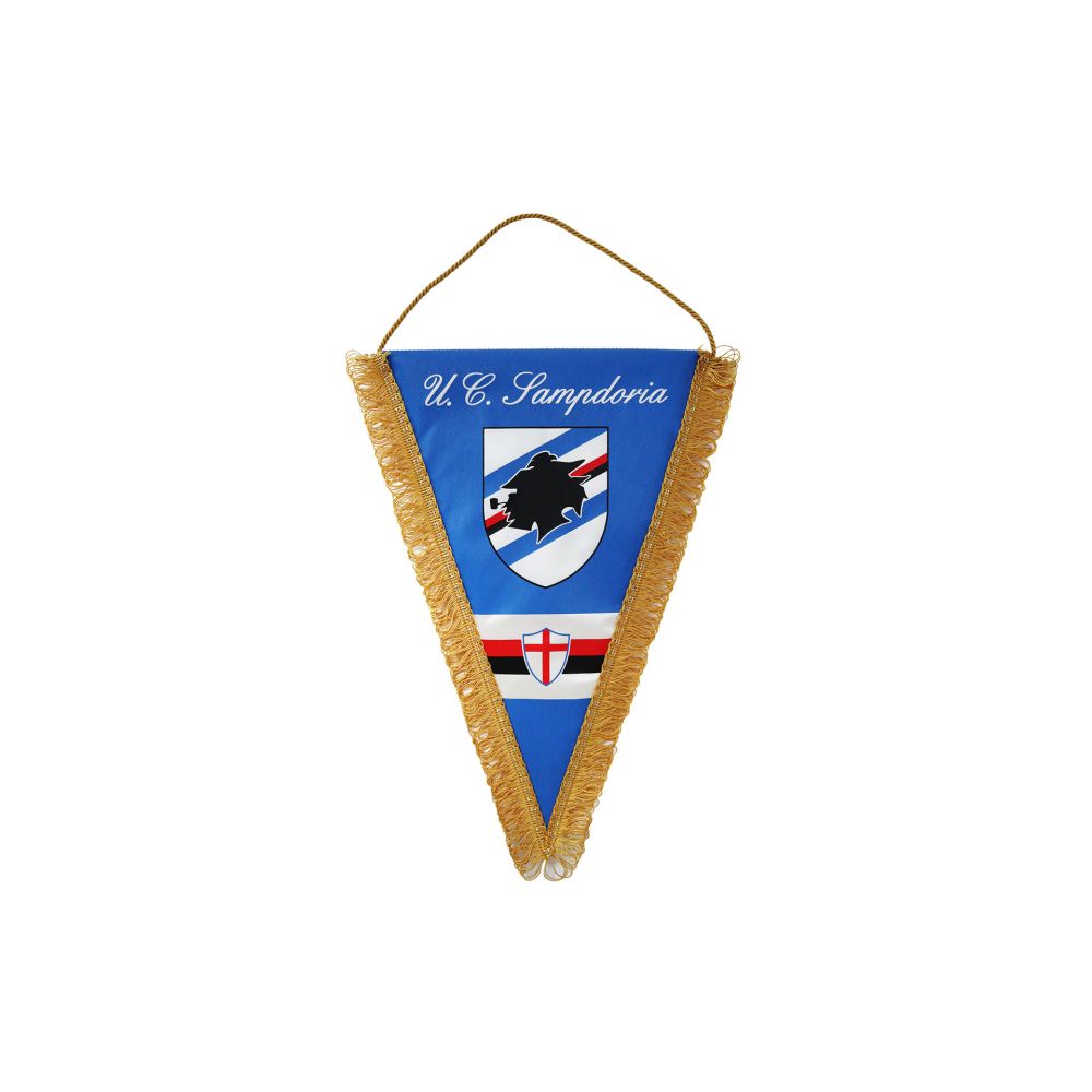GAGLIARDETTO TRIANGOLARE (14X17 CM) SAMPDORIA