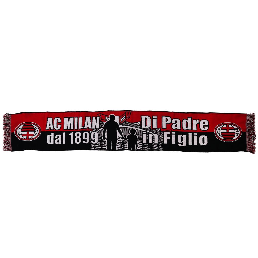 SCIARPA ACRILICO JACQUARD DI PADRE IN FIGLIO 4 SCACCHI MILAN