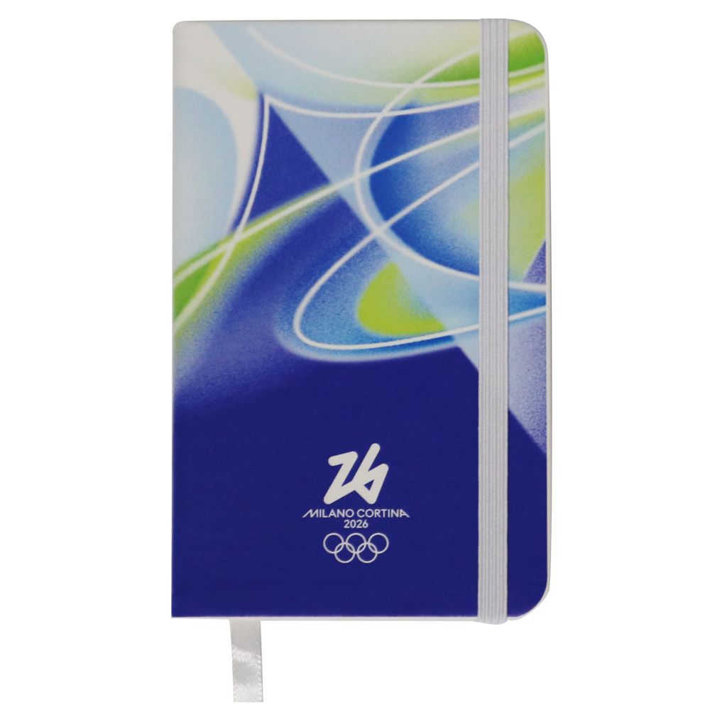 TACCUINO BIANCO 96 PAGINE A RIGHE F.TO A6 OLYMPIC LOOK VERDE