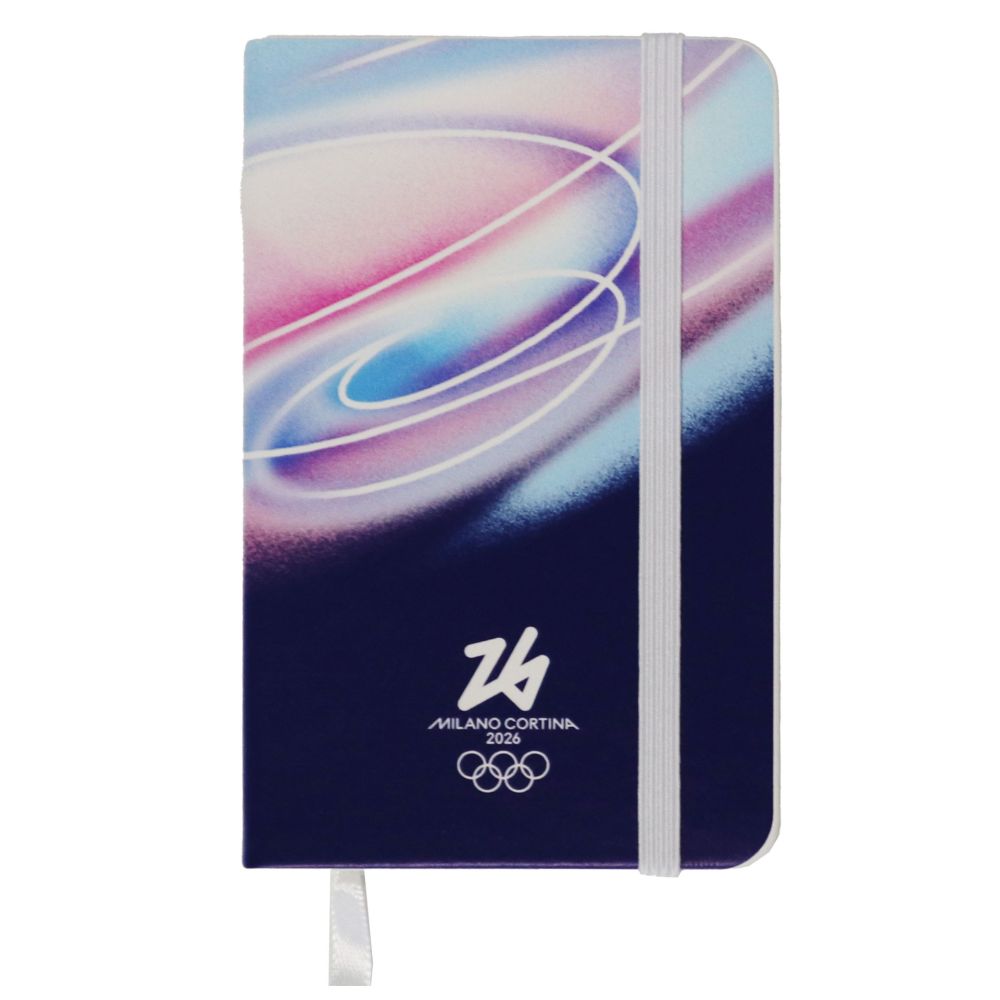 TACCUINO BIANCO 96 PAGINE A RIGHE F.TO A6 OLYMPIC LOOK ROSSO