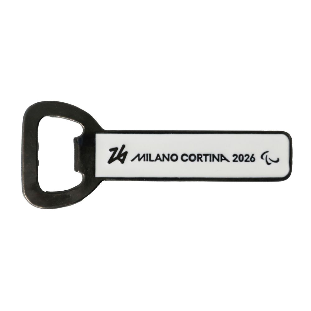 APRIBOTTIGLIE METALLO PARALYMPIC EMBLEMA MONOCROMATICO