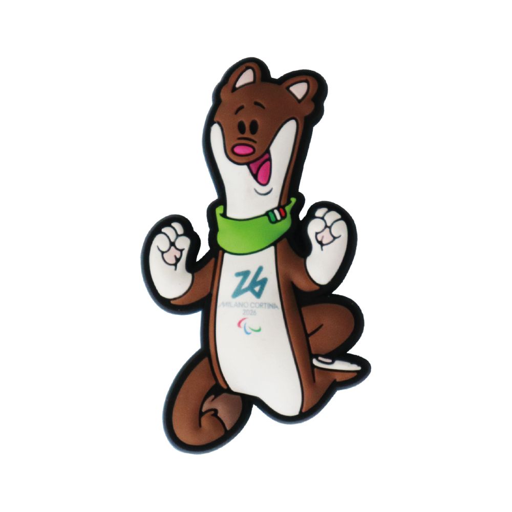 MAGNETE PVC SAGOMATO H 48 MM PARALYMPIC MASCOT MILO COLORATO