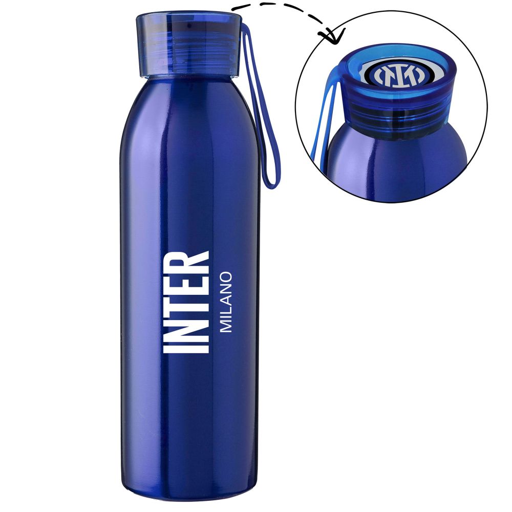 BORRACCIA IN ACCIAIO INOX 304 BLU CON TAPPO IN PS.CAPACITA' 650 ML I