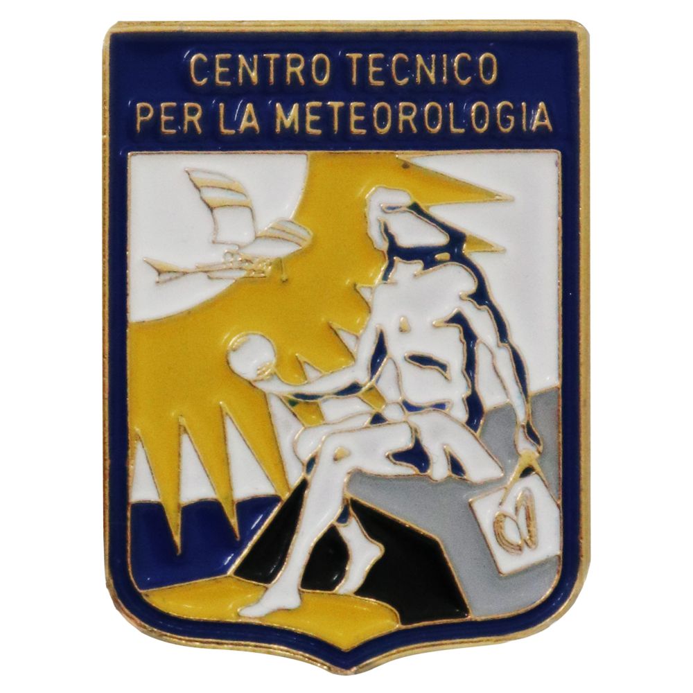 DISTINTIVO DA CAMICIA 25X32MM IN METALLO CENTRO TECNICO METEOROLOGIA