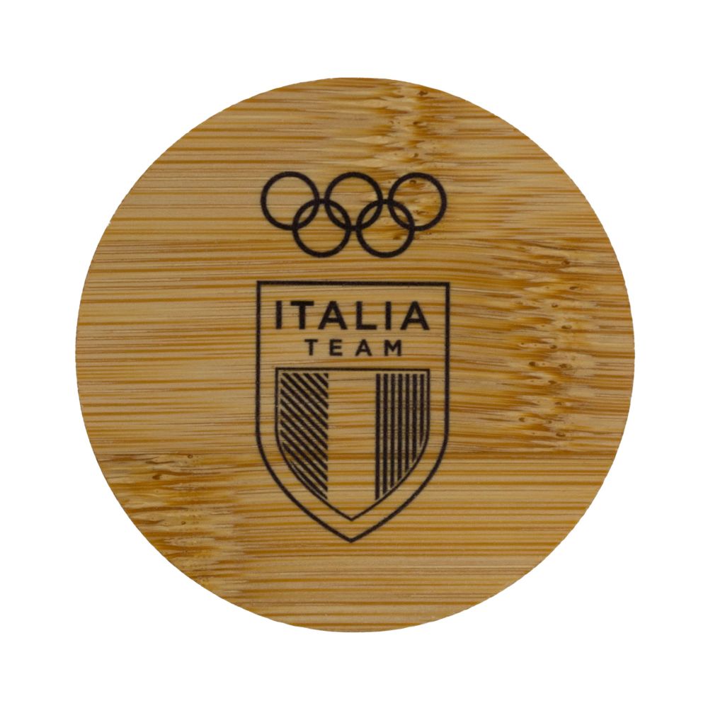 MAGNETE APRIBOTTIGLIE BAMB? DIA 60 MM OLYMPIC+ITALIA TEAM EMBLEMA MONOCR