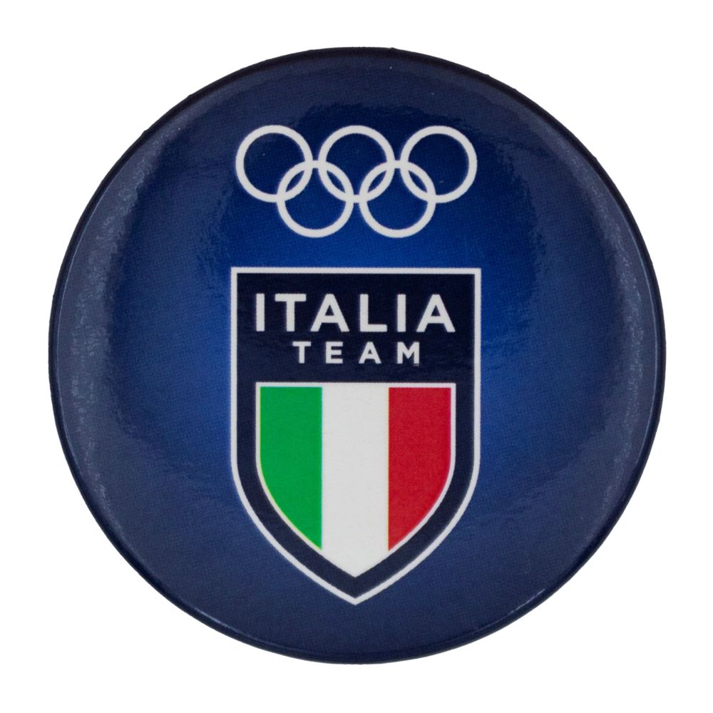 MAGNETE APRIBOTTIGLIE STAMPATO DIA 55 MM OLYMPIC+ITALIA TEAM EMBLEMA BIA