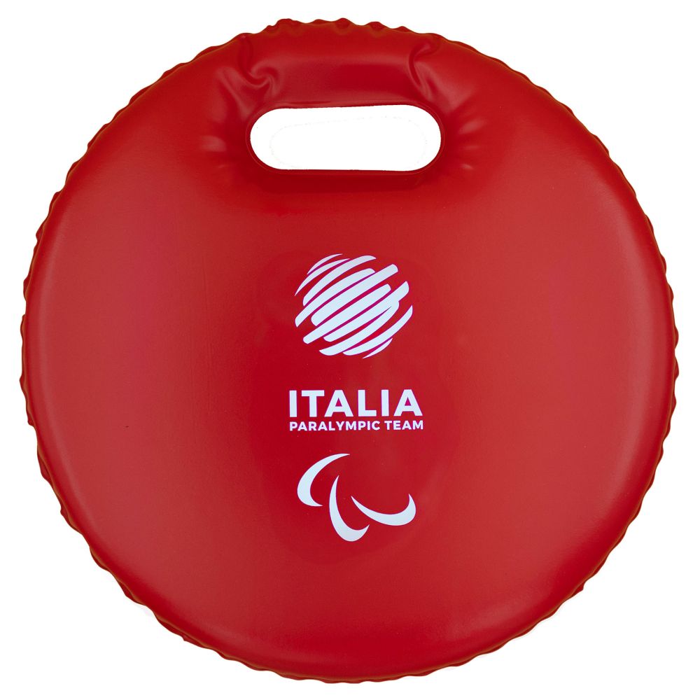 CUSCINO DA NEVE IMBOTTITO ROSSO DIA 29CM PARALYMPIC+ITALIA PARALYMPIC TE
