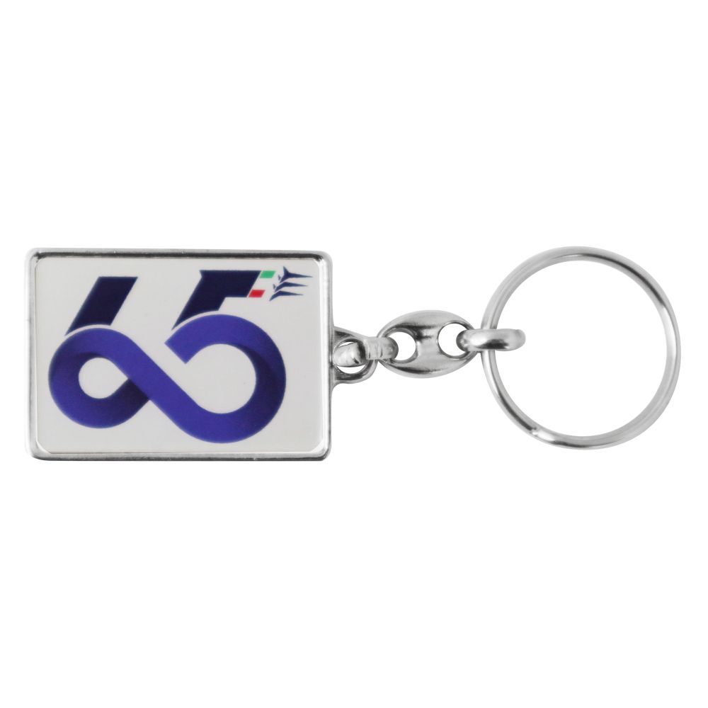 Portachiavi nichelato 65° Anniversario Frecce Tricolori