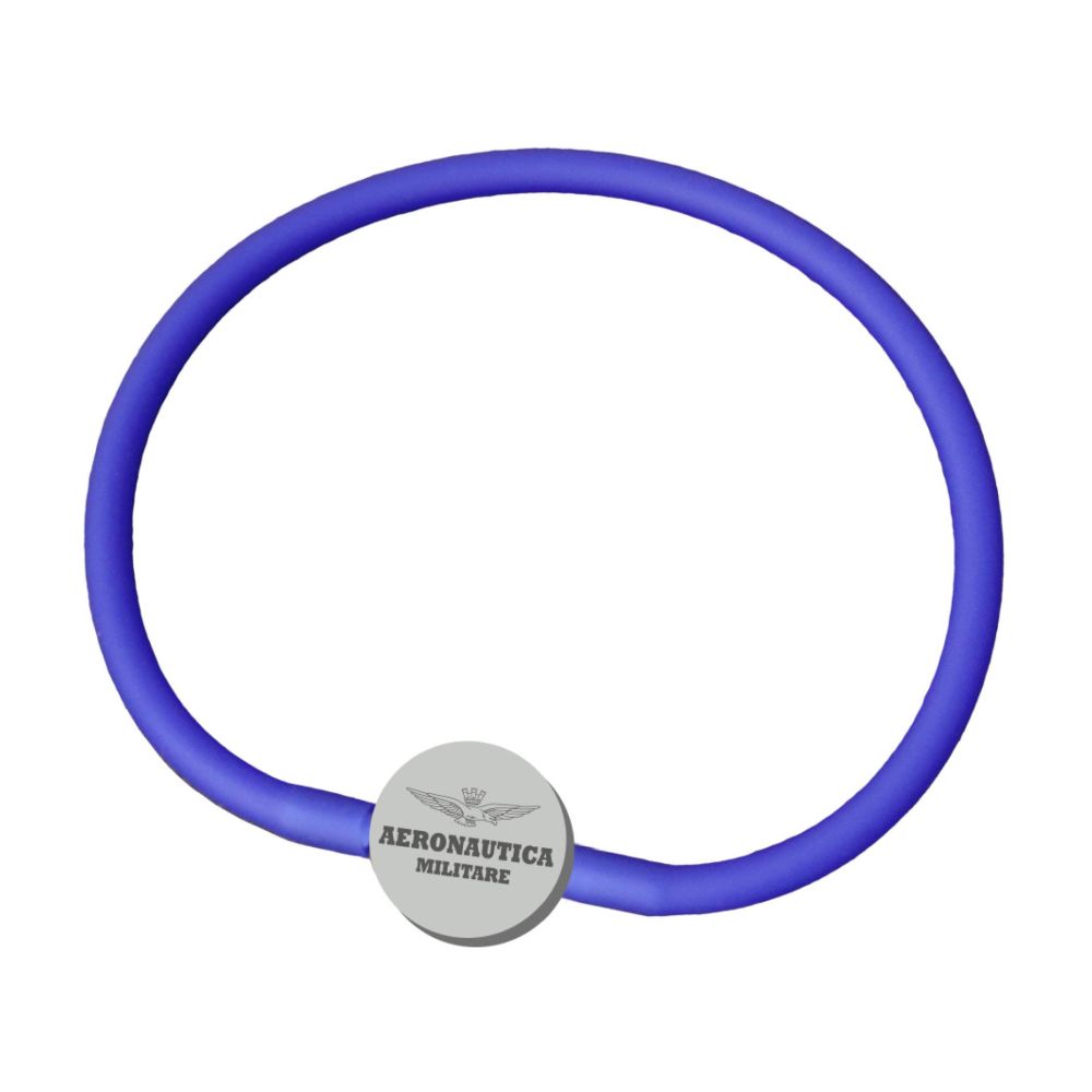 BRACCIALETTO IN SILICONE BLU