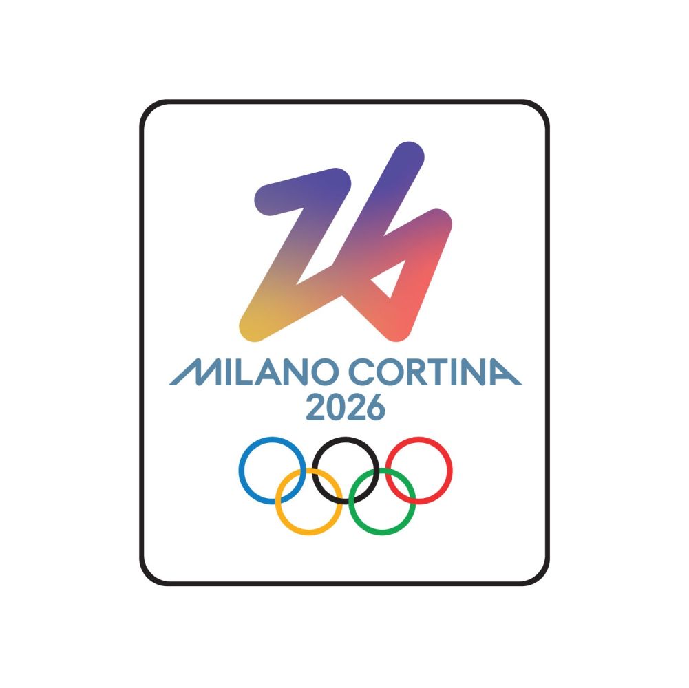 MILANO CORTINA 26 OLYMPIC LOGO MAGNET 36MM X 45MM