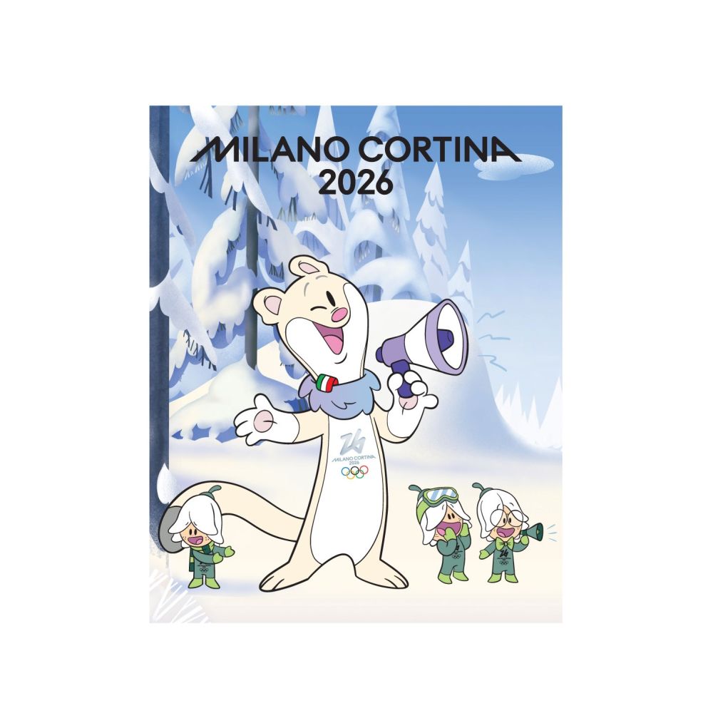 MILANO CORTINA 26 TINA AND FLO MAGNET 36MM X 45MM