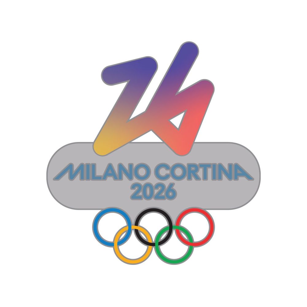 MILANO CORTINA 26 OLYMPIC EMBLEM MAGNET 43MM X 45MM