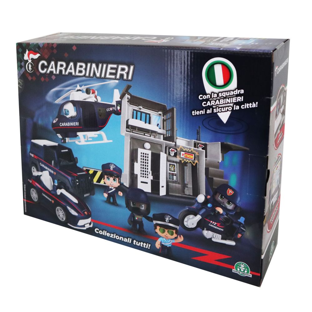 STAZIONE OPERATIVA CON PERSONAGGIO CARABINIERI