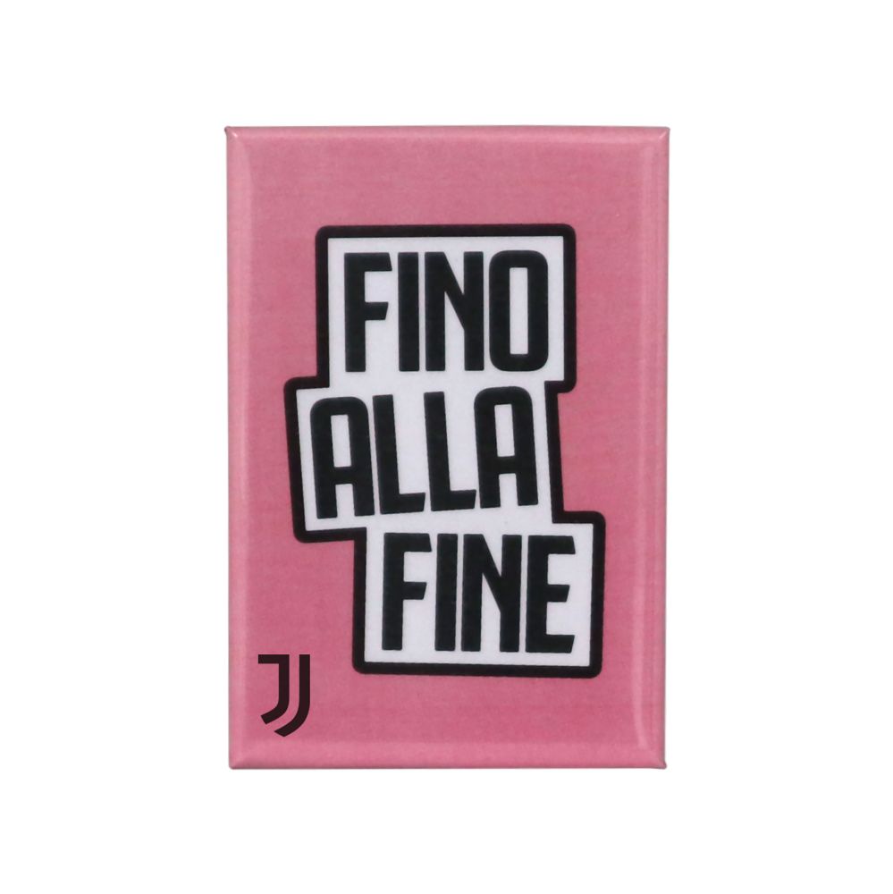 MAGNETE STAMPATO FINO ALLA FINE FONDO ROSA