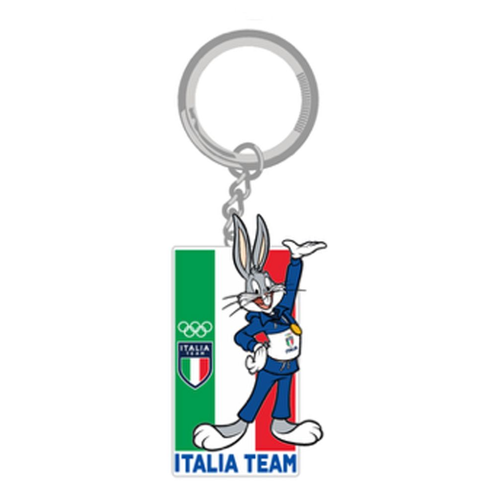 LT MC26ITALIA TEAM BUGS FLAG KEYCHAIN