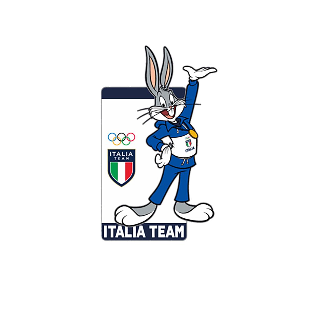 LT ITALIA TEAM BUGS MEDAL LAPEL PIN