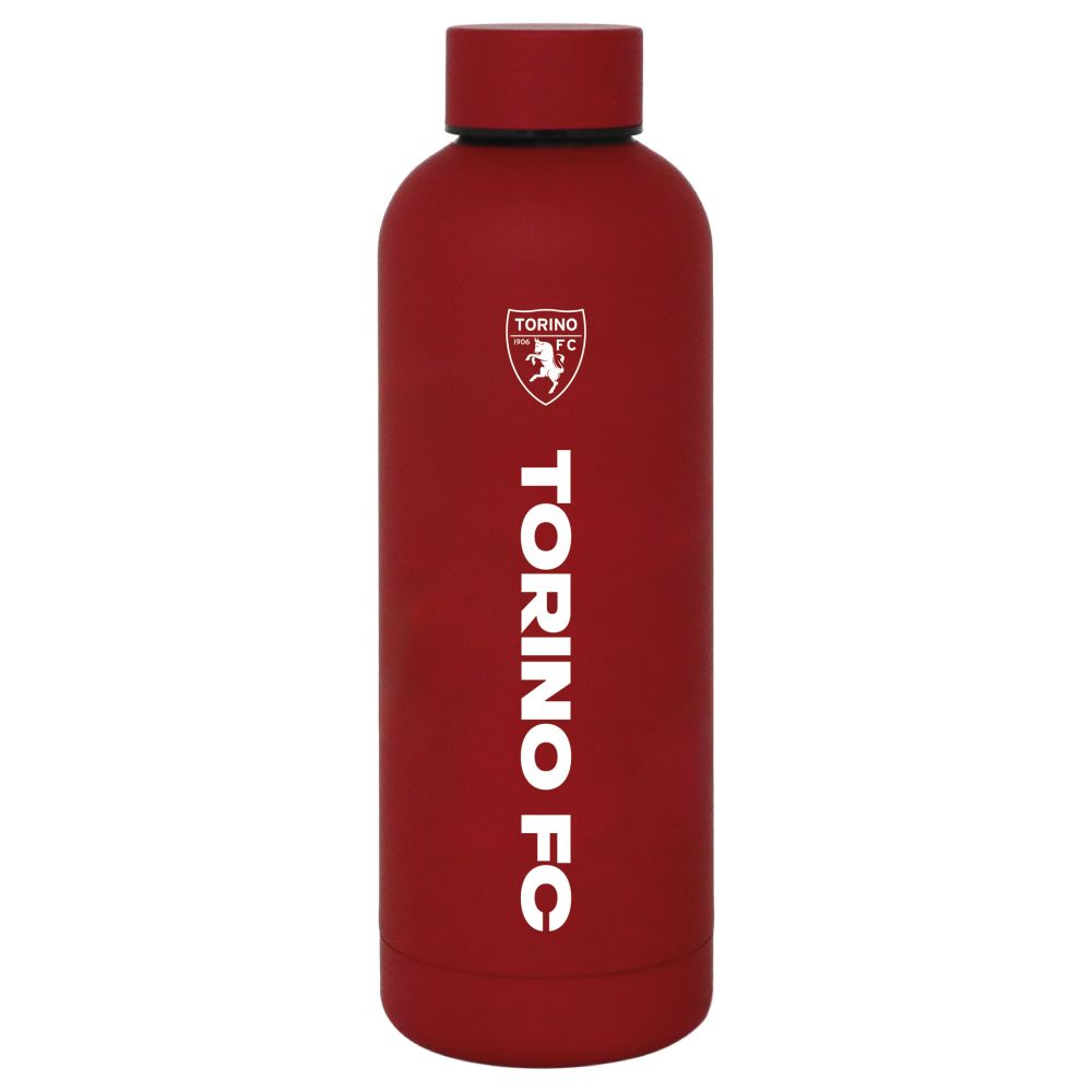 BORRACCIA TERMICA 500 ML IN ACCIAIO INOX RICICLATO, FINITURA OPACA GRANA