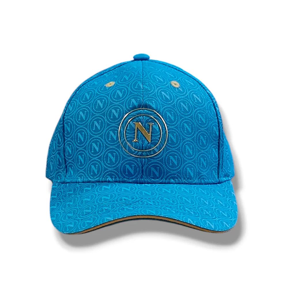 CAPPELLINO COTONE BASEBALL NAPOLI AZZURRO