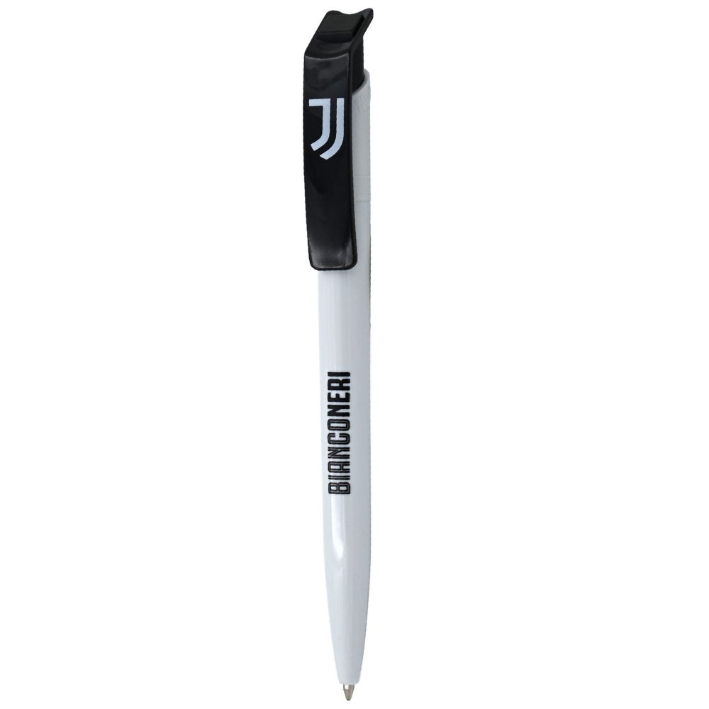 PENNA IN PLASTICA FUSTO BIANCO CLIP NERA BIANCONERI