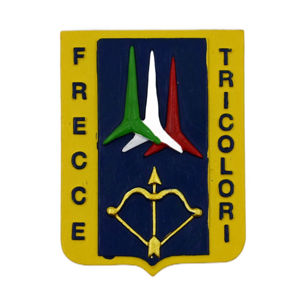 MAGNETE IN RESINA STEMMA FRECCE TRICOLORI 45X60 MM