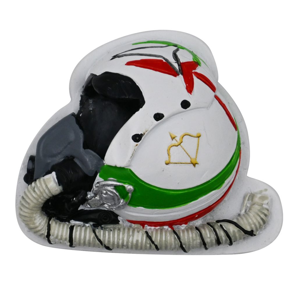 MAGNETE IN RESINA CASCO FRECCE TRICOLORI 55X50 MM