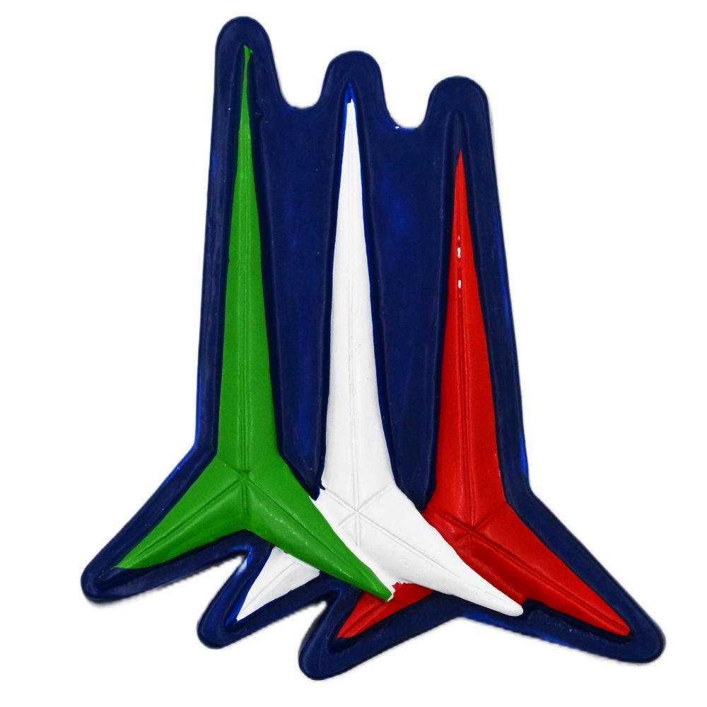 MAGNETE IN RESINA FRECCE TRICOLORI 55X65 MM