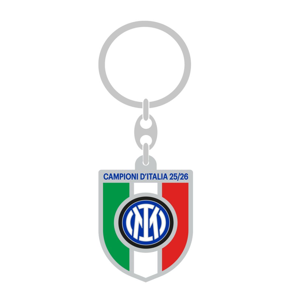 Portachiavi Scudetto Inter Campioni d’Italia 2025/2026 in Metallo Smaltato