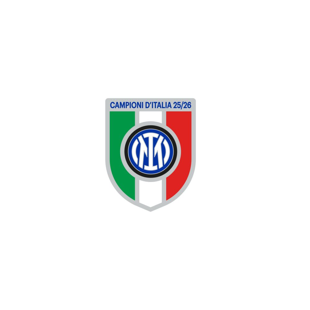 Distintivo Scudetto Inter Campioni d’Italia 2025/2026 in Metallo Smaltato