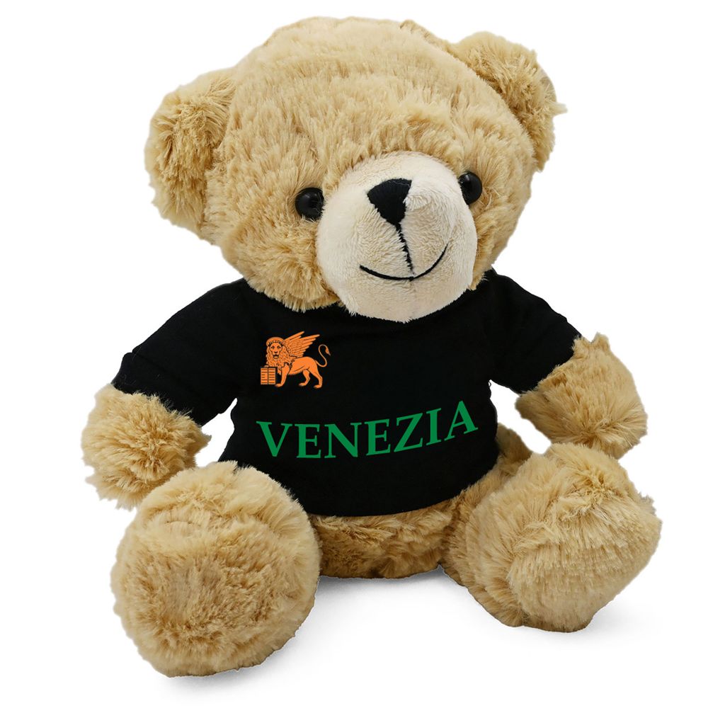 ORSETTO SEDUTO H 24 CM CON MAGLIETTA 10 VENEZIA