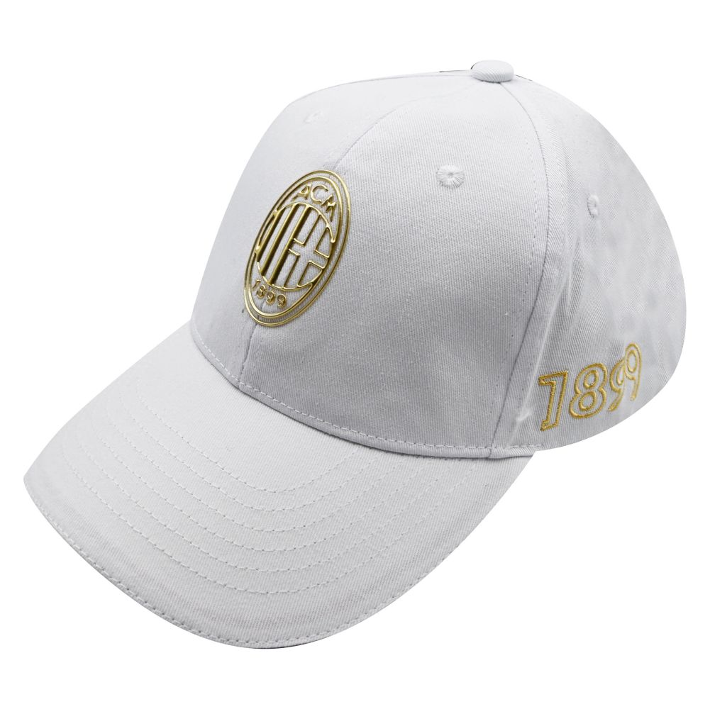 CAPPELLINO COTONE BASEBALL BIANCO AC MILAN