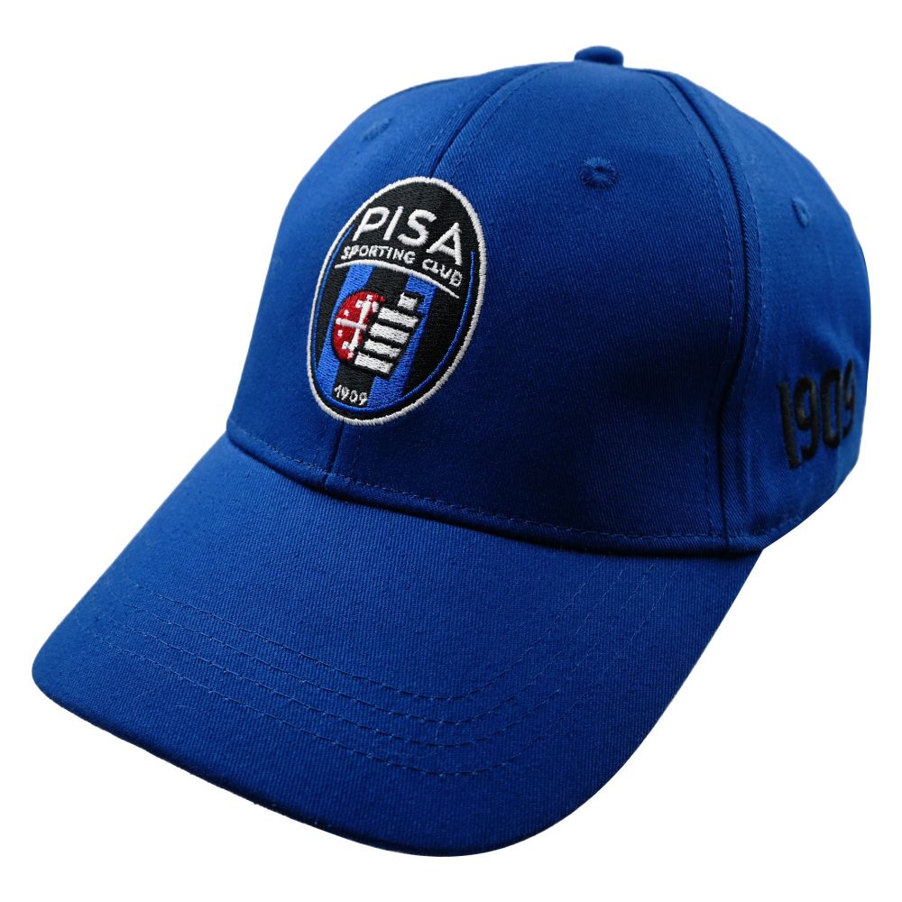 CAPPELLINO BASEBALL IN COTONE BLU PISA SPORTING CLUB