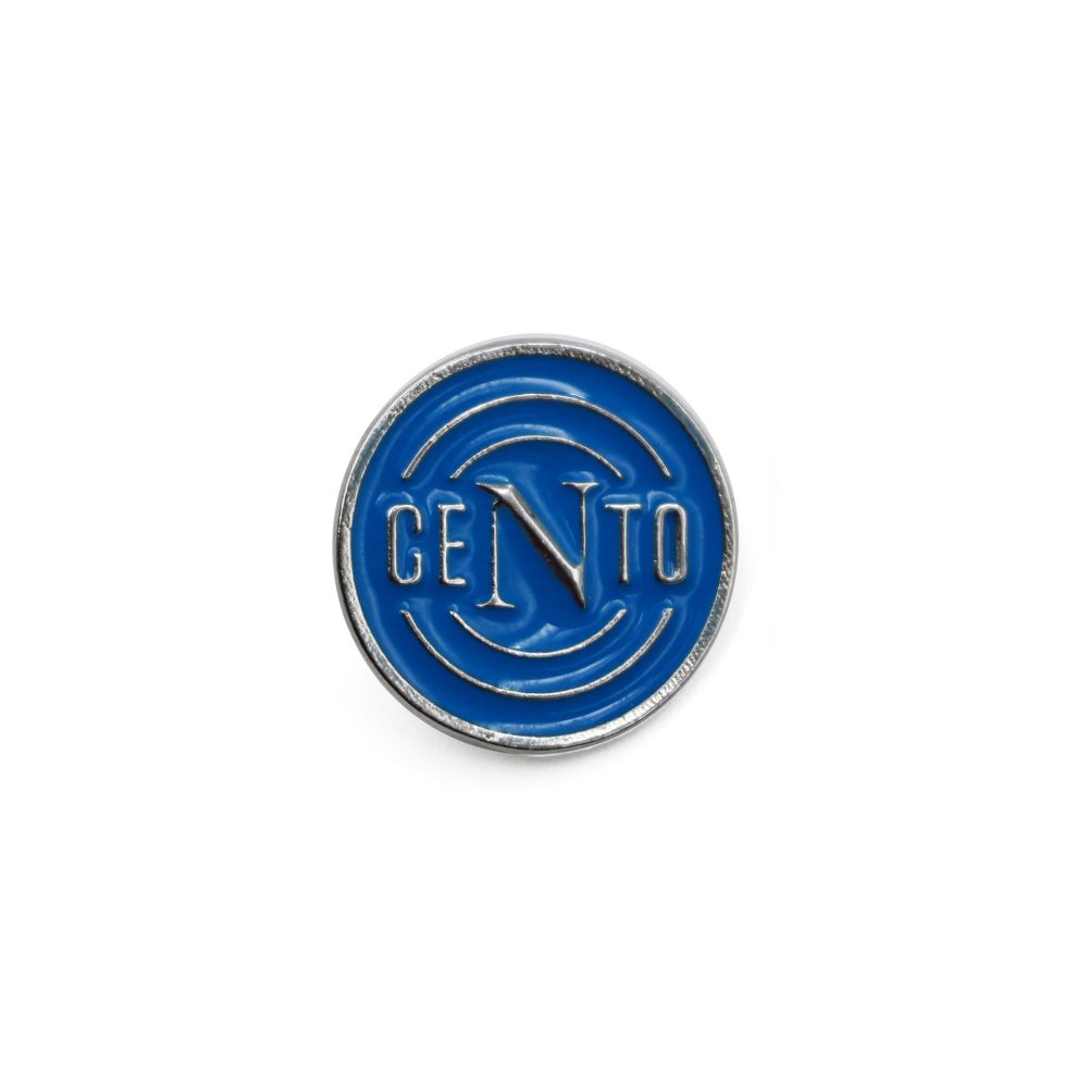 DISTINTIVO IN METALLO NIKEL 3D SMALTATO NAPOLI CENTO