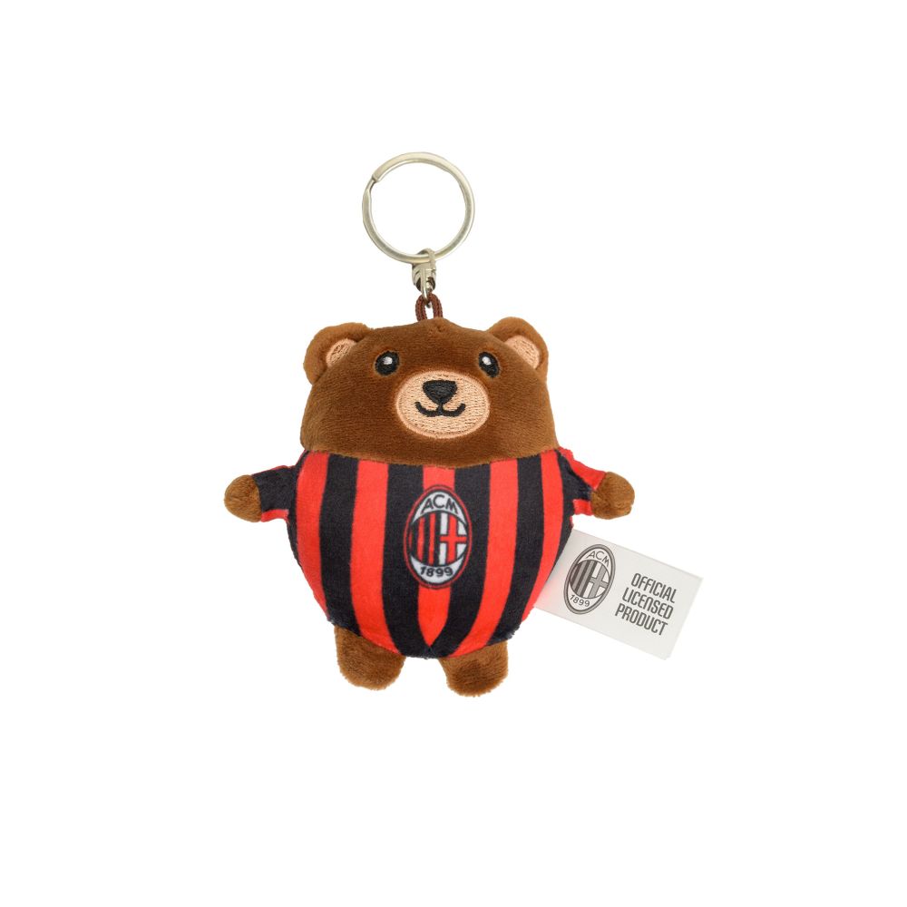 PORTACHIAVI TEDDY SQUISHY 8 CM A.C. MILAN