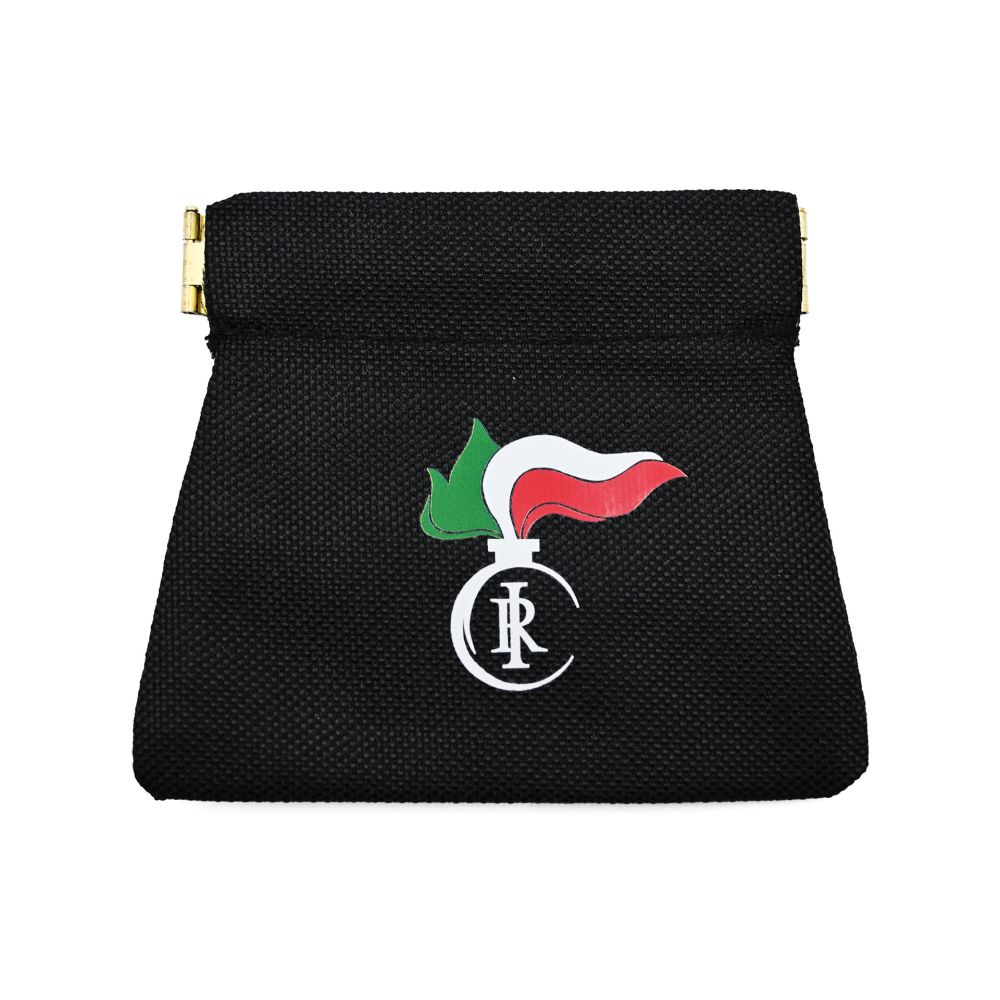 PORTAMONETE CLIC CLAC IN POLIESTERE LOGO CC