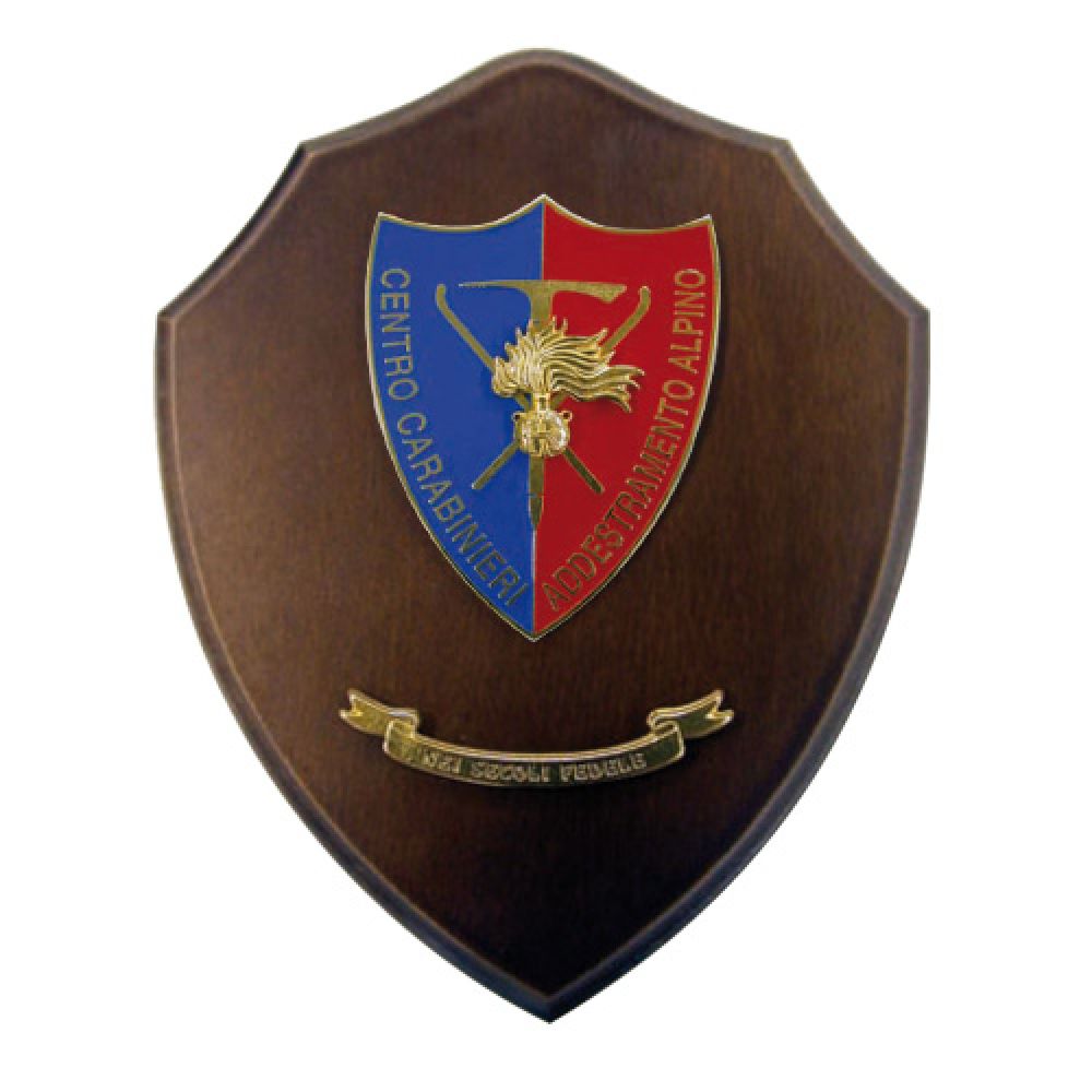 CREST MEDIO CENTRO CARABINIERI ADDESTRAMENTO ALPINO MIS CM 15,5X12,5