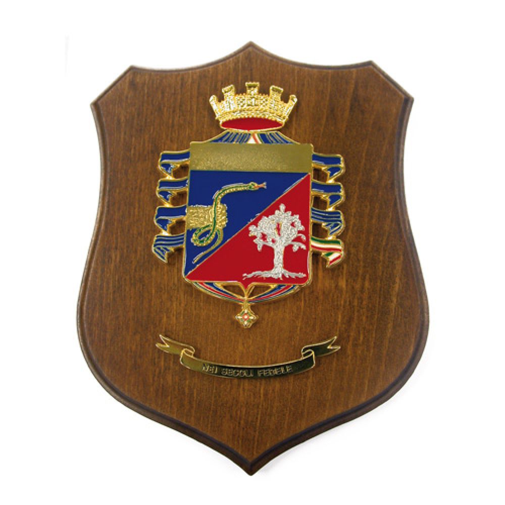CREST VECCHIO STEMMA ARALDICO ANNO 1989 CARABINIERI MIS CM 22,5X17,5