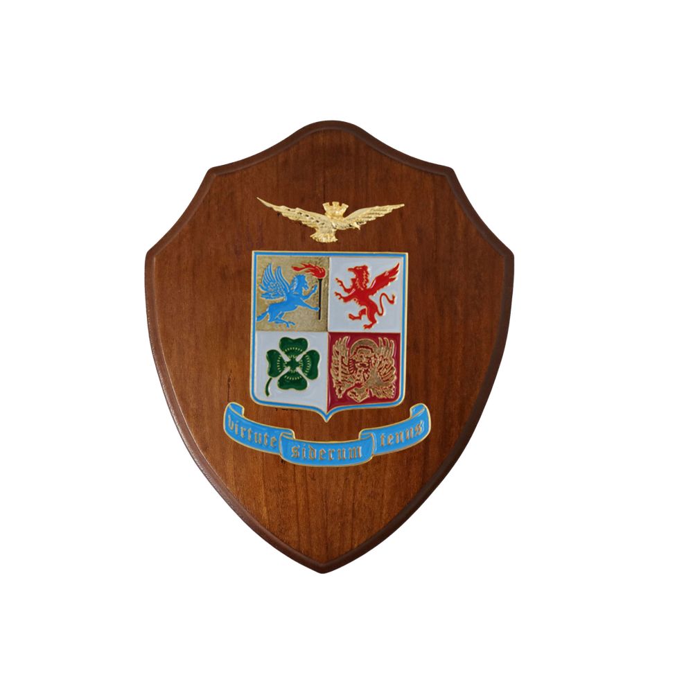 CREST MEDIO IN METALLO SMALTATO CON STEMMA AERONAUTICA MILITARE