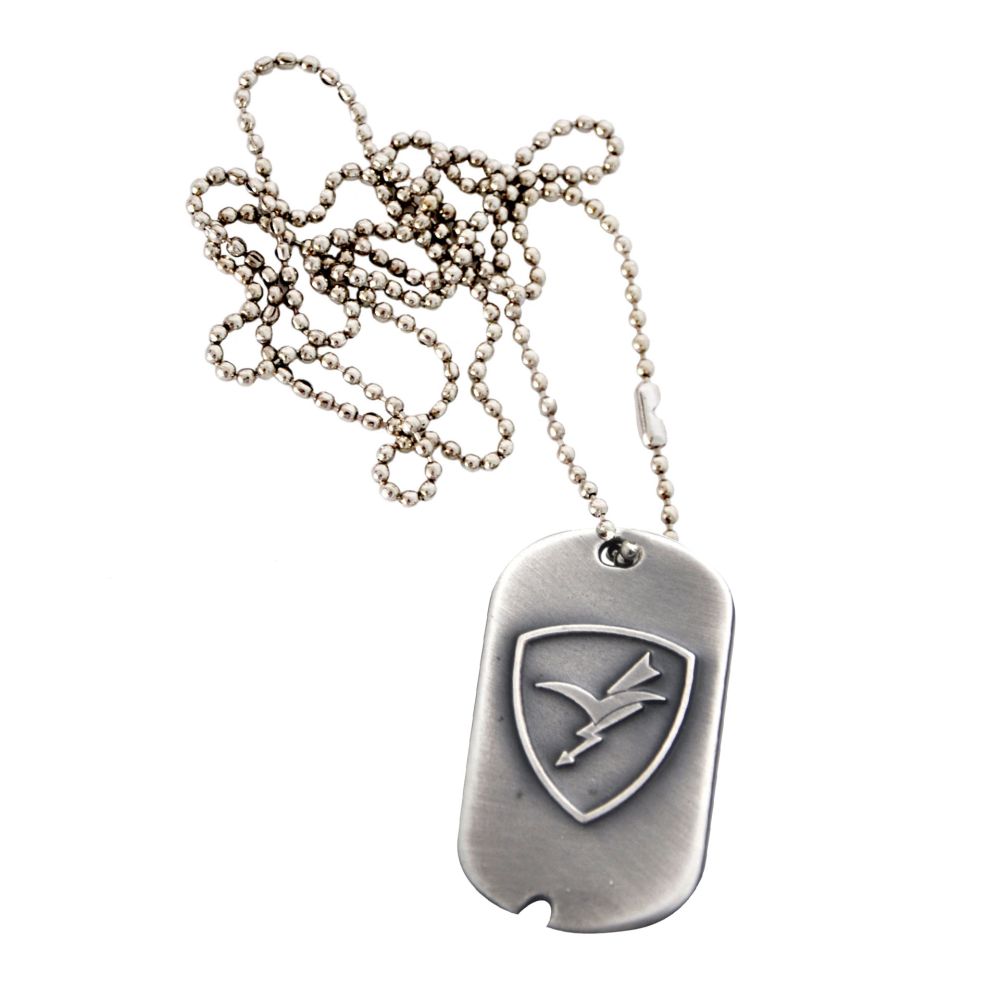 MEDAGLIA IN METALLO INVECCHIATO FOLGORE E.I.