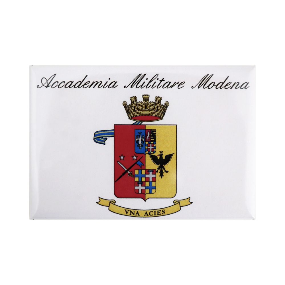 MAGNETE IN METALLO STAMPATO ACCADEMIA MILITARE MODENA ESERCITO ITALIANO