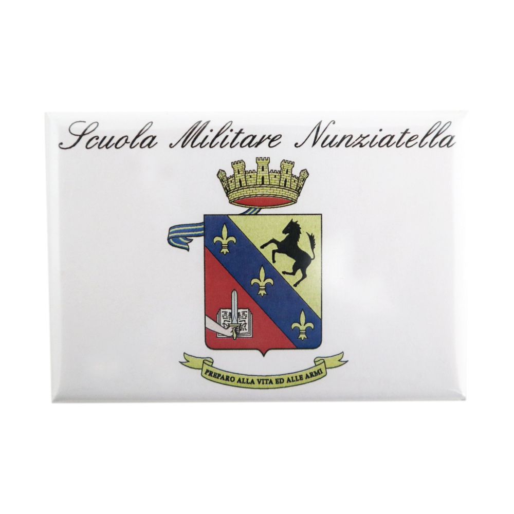 MAGNETE METALLO STAMPATO SCUOLA NUNZIATELLA ESERCITO ITALIANO