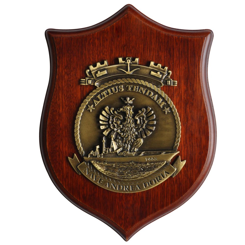 CREST IN METALLO ANDREA DORIA MARINA MILITARE