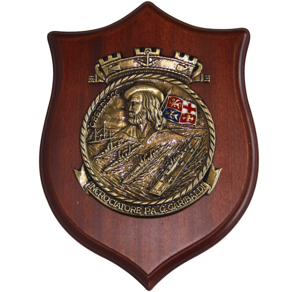 CREST IN METALLO SMALTATO GARIBALDI MARINA MILITARE