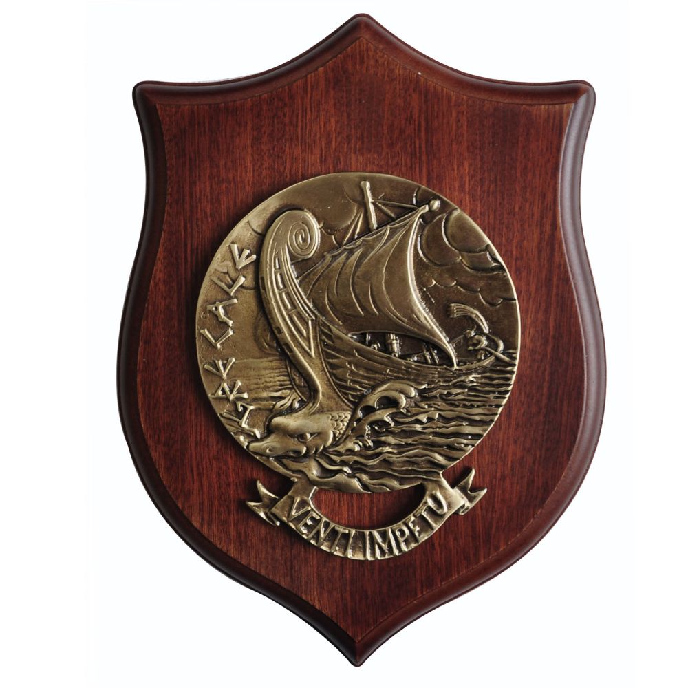 CREST IN METALLO NAVE GRECALE MARINA MILITARE