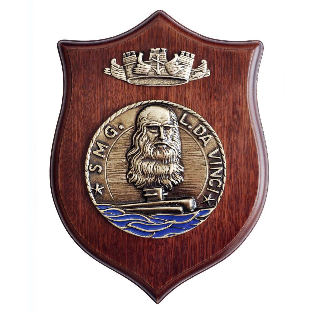CREST IN METALLO SMG DA VINCI MARINA MILITARE
