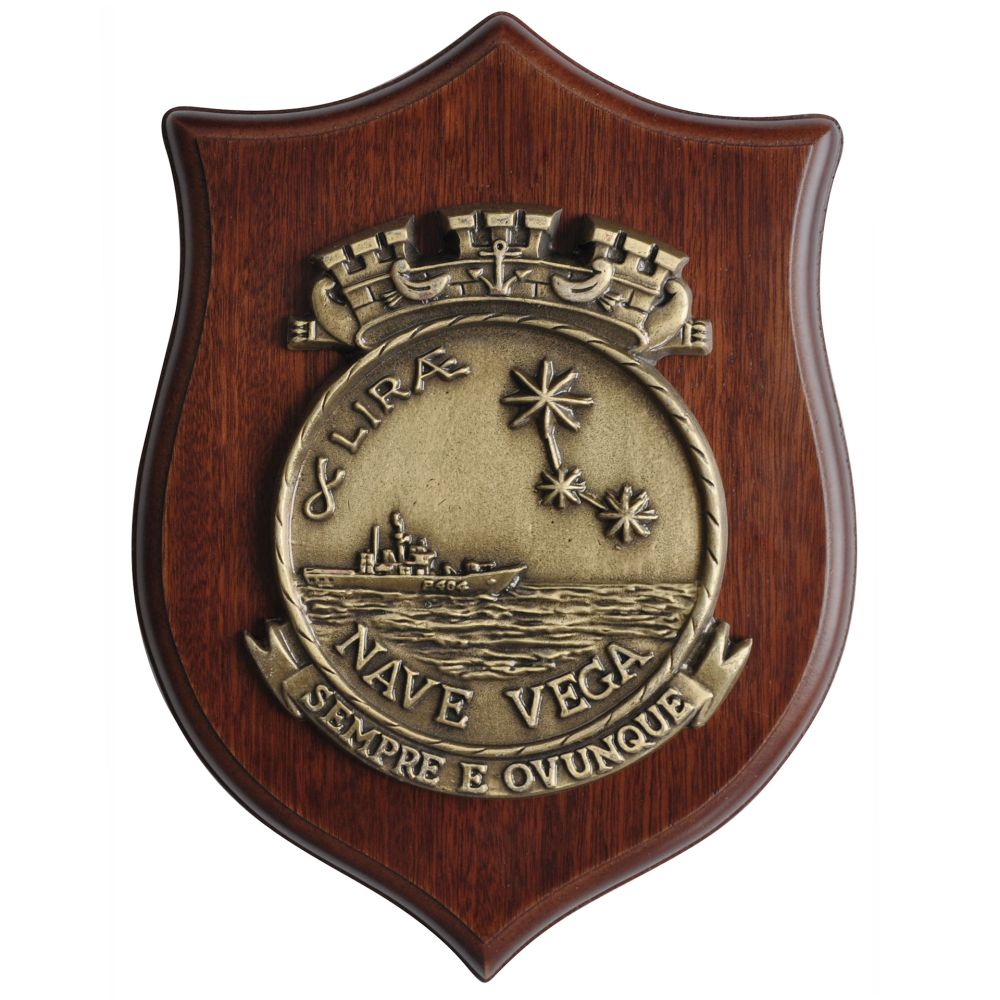 CREST IN METALLO NAVE VEGA MARINA MILITARE