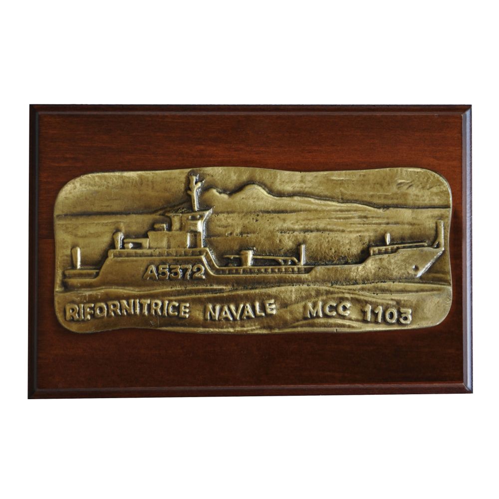 CREST IN METALLO NAVE MCC 1103 MARINA MILITARE