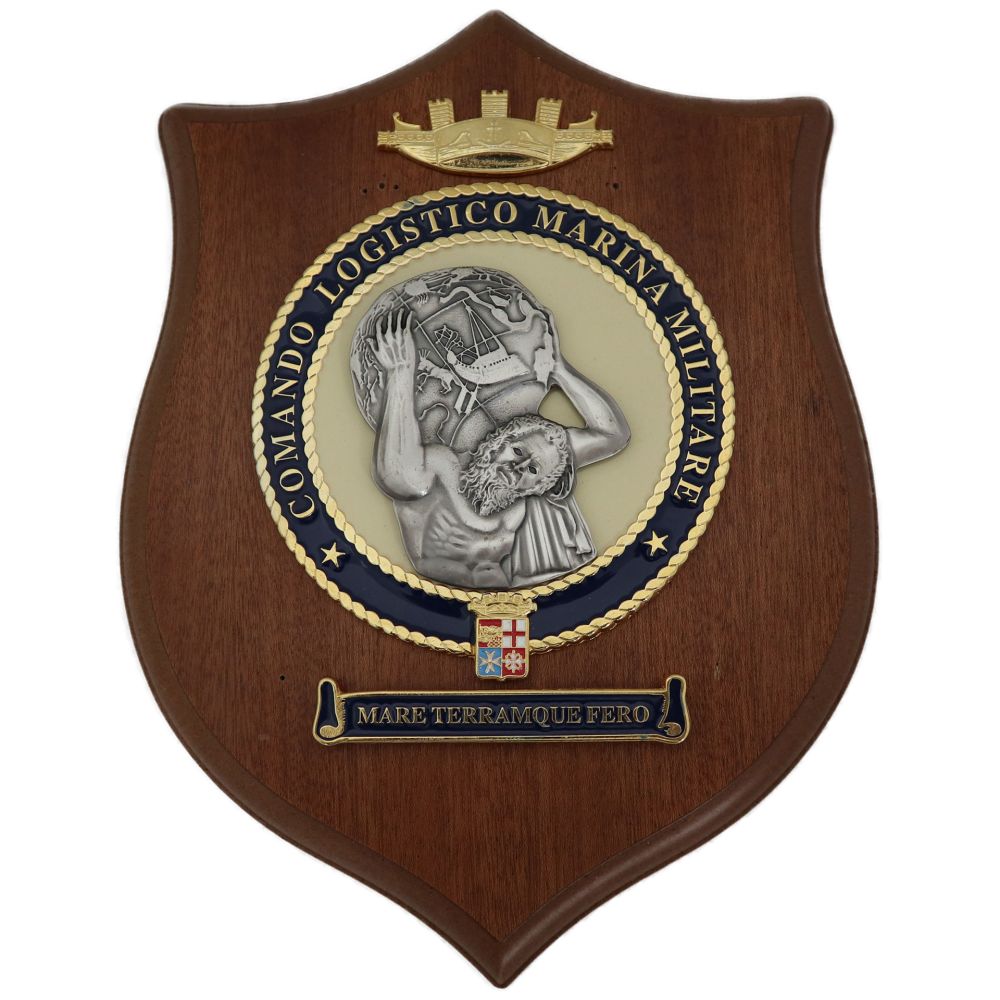 CREST IN METALLO COMANDO LOGISTICO MARINA MILITARE