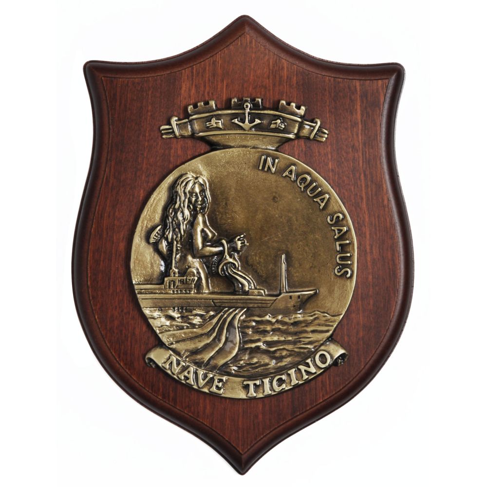 CREST IN METALLO NAVE TICINO MARINA MILITARE