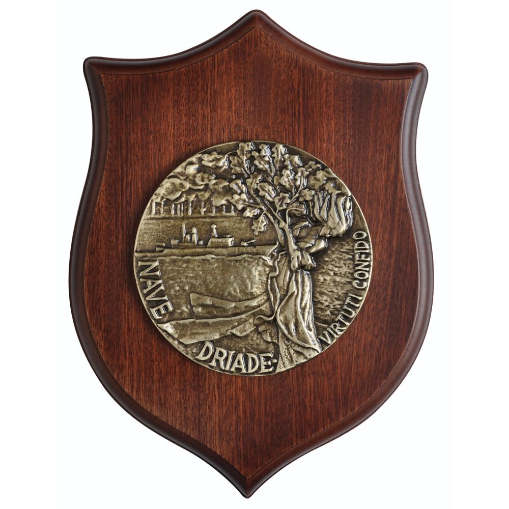 CREST IN METALLO NAVE DRIADE MARINA MILITARE