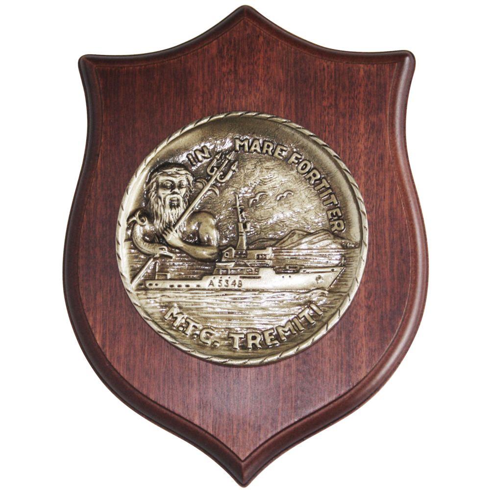 CREST IN METALLO M.C.T. TREMITI MARINA MILITARE